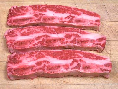 Cross Cut Strips of Ribs