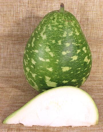 Whole and Cut Burgari Gourd