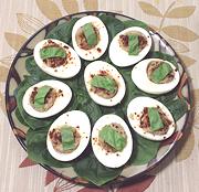 Platter of Stuffed Eggs #4