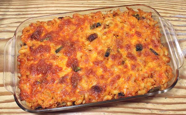 Baking Dish of Mac & Cheese Cali