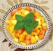 Bowl of Tropical Fruit Salad