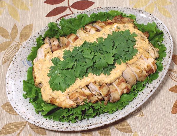 Dish of Chicken Charmoula