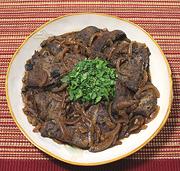 Dish of Venezuelan Liver & Onions