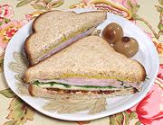 Dish with Plowman's Sandwich