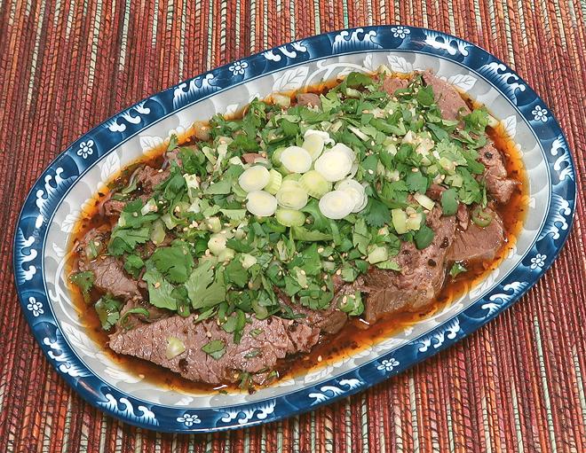 Dish of Beef Spicy Salad