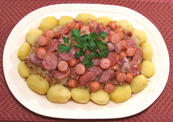 Platter of Choucroute Garnie