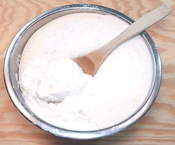 Bowl of fermented Rice/Urad batter