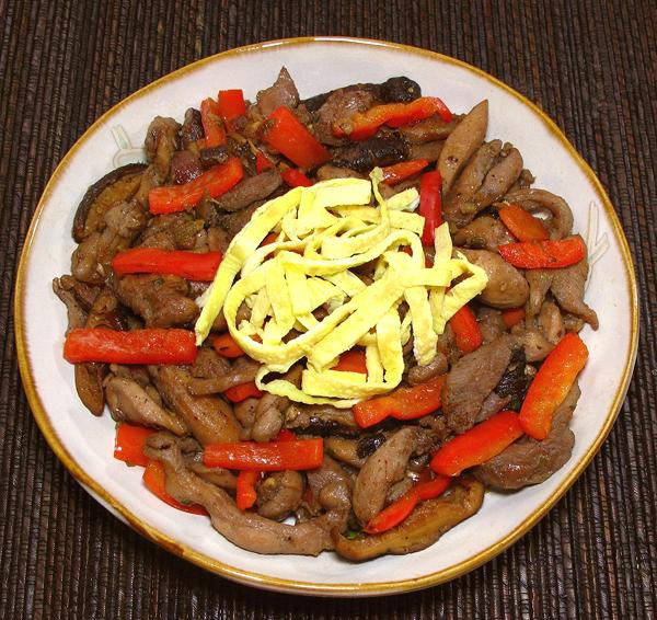 Dish of Chicken Stir Fry