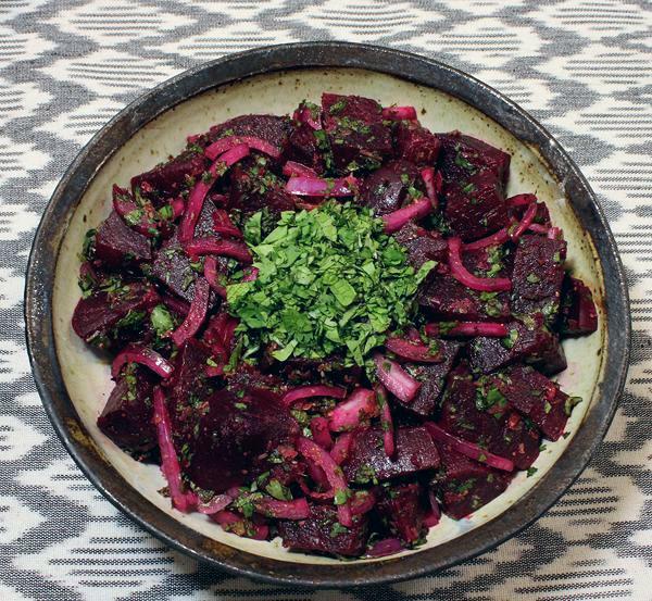 Dish of Moroccan Beet Salad