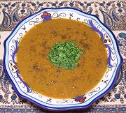 Dish of Red Lentil Soup