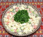 Dish of Vegetable Salad