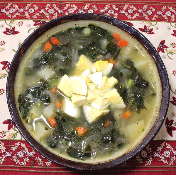 Bowl of Green Borshch