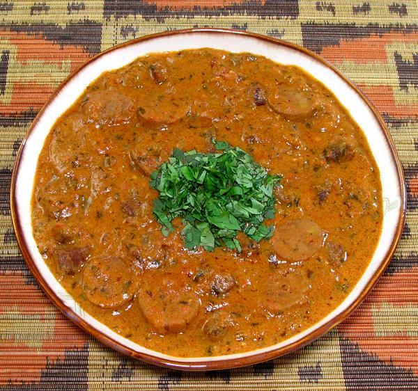 Bowl of East African Beef and Banana Stew