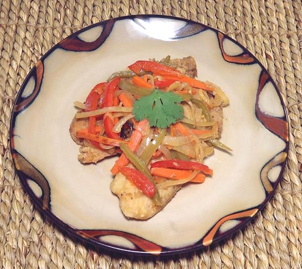 Dish of Escovitch Fish