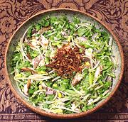 Bowl of Fish & Beansprout Salad