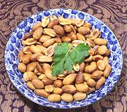 Bowl of Wok Fried Peanuts