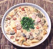 Bowl of Chicken Pastel Stew