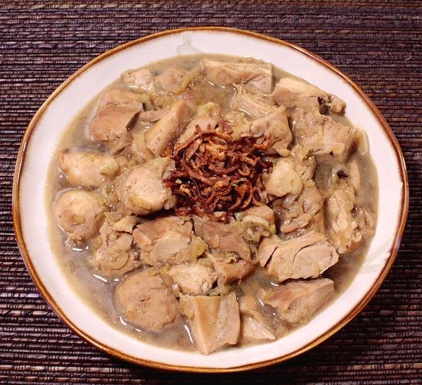 Dish of Chicken Stew Buginese