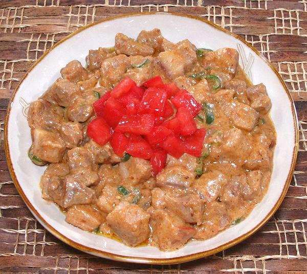 Dish of Bicol Express